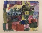 Paul Klee Southern Garden Sweden oil painting artist